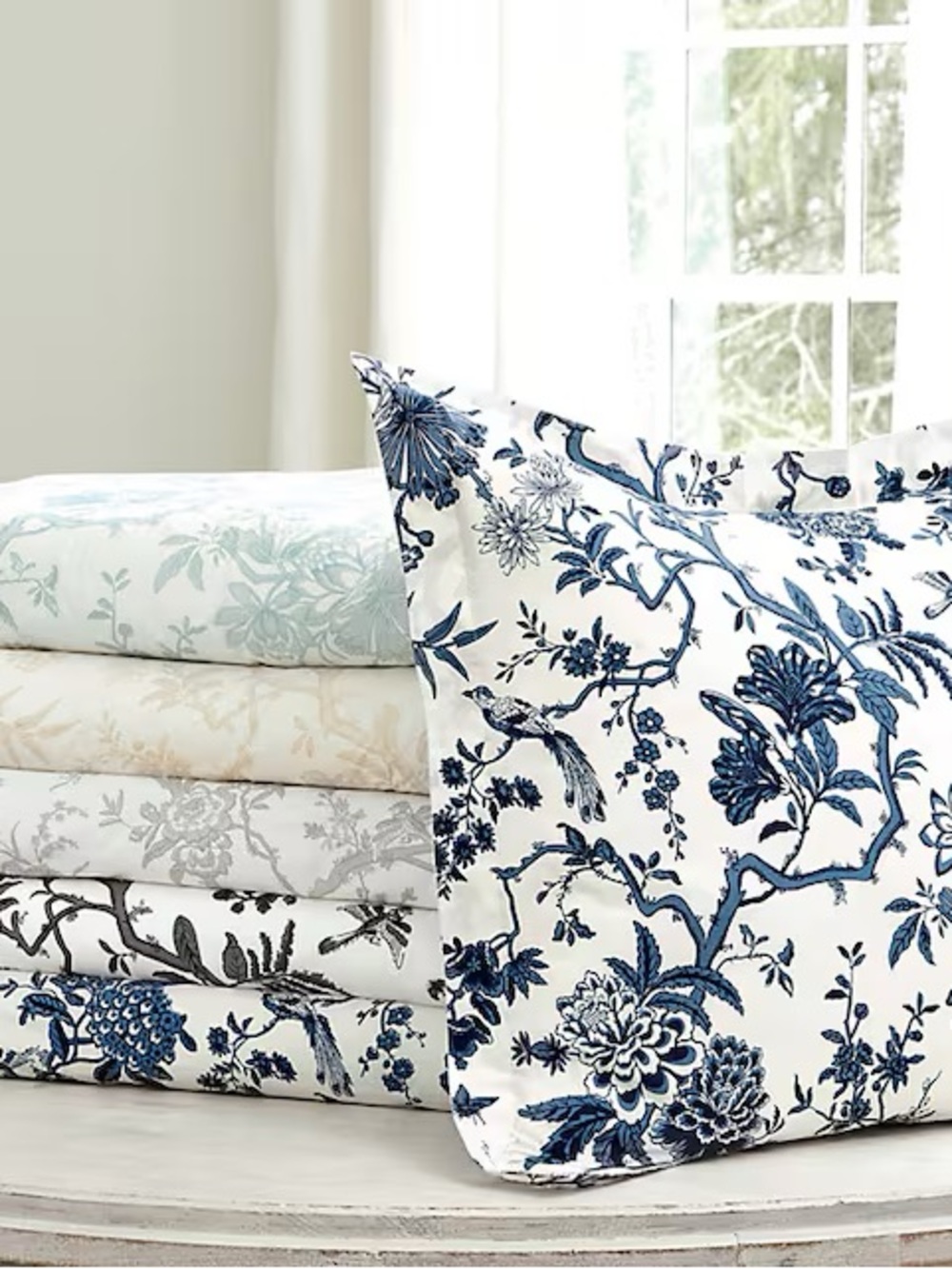 Ballard Designs Jardin Toile Euro Sham